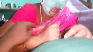 Tamil Aunty Wonderfully Blowjob With House Wonder Coock