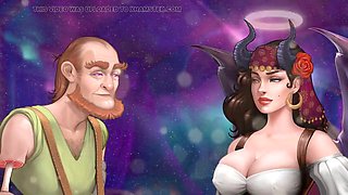 3d animation, snow, big dicks