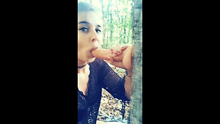 Outside Sucking and Playing