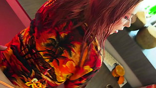 Fucking The Barmaid Behind The Bar On Vacation At The All Inclusive Hotel