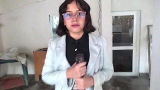 Sexy Latina Teen Reporter Stripped Naked - Amateur Homemade Roleplay