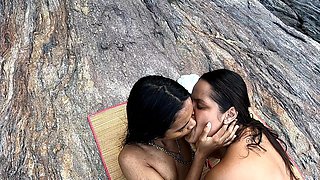 Desi Indian on Nude Beach Live Sex with Paty Bumbum