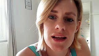 Blonde teen Sierras first erotic masturbation video
