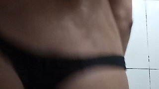 Very Hot Today I wore my black bikini scene 01