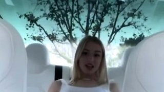 Small titted teen amateur rides dong and she loves it