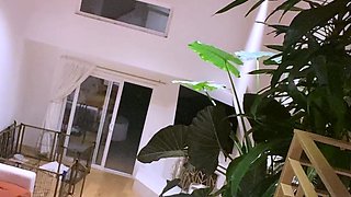 Cute curly brunette solo webcam masturbation