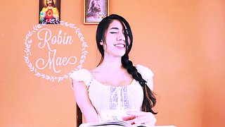 Curly Blonde Teen Records Solo Dildo Masturbation More at