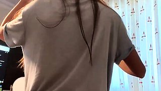Horny big ass babe nice toys riding