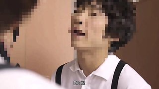 Stunning group sex babes getting cumshot