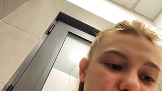 Hard Masturbation at the Gym