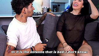 Stepmom's Secret Thrill: Wild Ride with Curvy Brunette