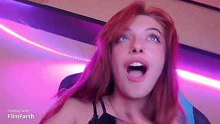 Voiceprinces russian redhead teen - teasing long tongue