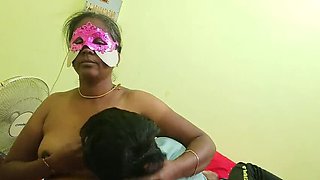 Desi Mahikuma18 Hotmahi Homemade Romance - Cute Masked Wife Pussy Eating Missionary Fucking Climax