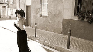 The Naughty Newspaper Chase. Black and White Hot Funny Sex Video