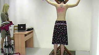 Pandora1 Spanking Machine - Bare Back Whipping