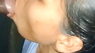 Blowjob Series Having Blowjob Behind the Truck at Midnight