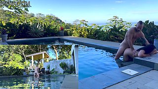 Outdoors ANAL and Blowjob in Costa Rica