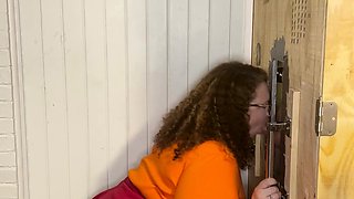 Glory Hole Blowjobs and Brunettes