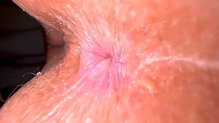 Slim teen gets her ass eaten for the first time close up POV