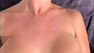 Blonde Hot Amateur Wife on a Vacation Is Taking Sun Bath with Her Vibrator