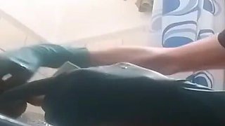 #90 Maidservant Bathes Male
