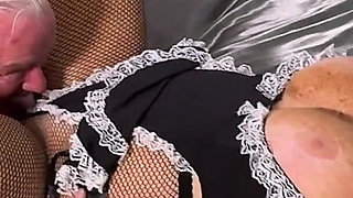 The Bad Butler Fucks the Slutty Maid