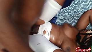 Girl with Good Pussy got oiled up and fucked so good-A must watch!!!