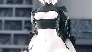 2B Creampie Compilation