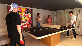 My friend loses to me and gets to watch me fuck his girlfriend and friend