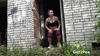 After workout pee by Got 2 Pee where girls come to piss