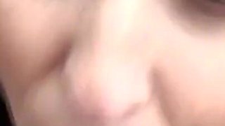 Brunette milf loves to suck a stranger's cock outdoors