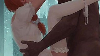 Busty MILF Housewife Loves to Ride Boss's thick bbc - 3D Hentai Animated Porn - Mila Ai