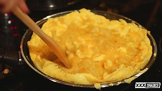 Apolonia Lapiedra's Wild Kitchen Party Fuels Intense Passion