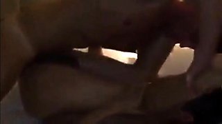 Asian Bareback with Big Cock on an Airline