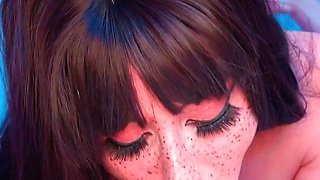 Goldy Chan Amateur Girl First Porn! Sucking and Fucking a Huge Cock! She Takes It All Like a Slut