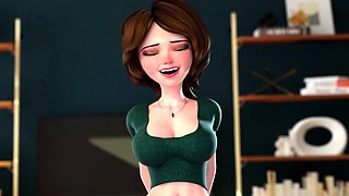 My Step Auntie 3D Futanari Animation by Heracles3DX