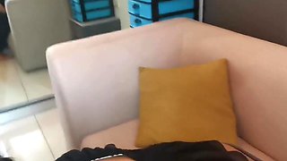 Thai Bar girl gets invited to suck on the tourist's white cock