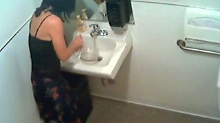 Coffee pissing office slut