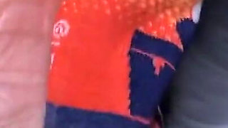 Ebony Girl Does Sock Removal to Show off Her Feet