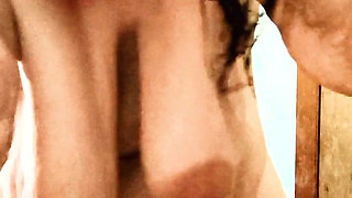 Tina Marie Is Locking the Door and Neighbor Fucking Squirting on the Floor