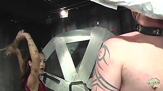 Two Hot Latex-clad Babes Have Some Fun With A Raunchy Dude