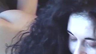 Submissive Lesbian Gagged And Spanked By Domina