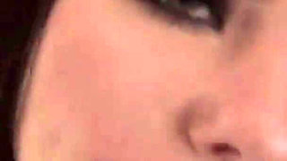 Stunning brunette babe gets anally fucked by a monster prick