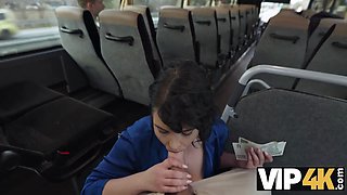 Xxx on the bus. hot sex with federika