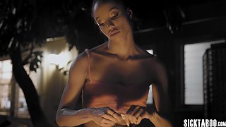 Raunchy lesbian sex with two black babes