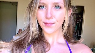 Solo with perfect big boobed blonde Alexis Ford