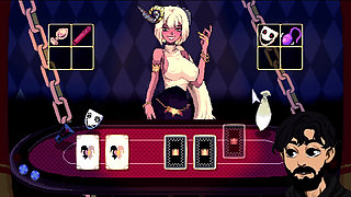 Succubus Roulette. The loser of the card game will be impregnated by the winner