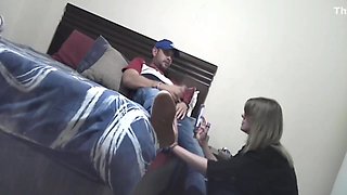Spycam My Caught Me Masterbating And Made Me Finish So She Can Show Her Friends