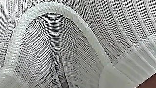 Shaving My Pussy Big Clit and He Washes Me Pee on Me
