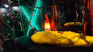 Mummified Slave Is Milked Dry!